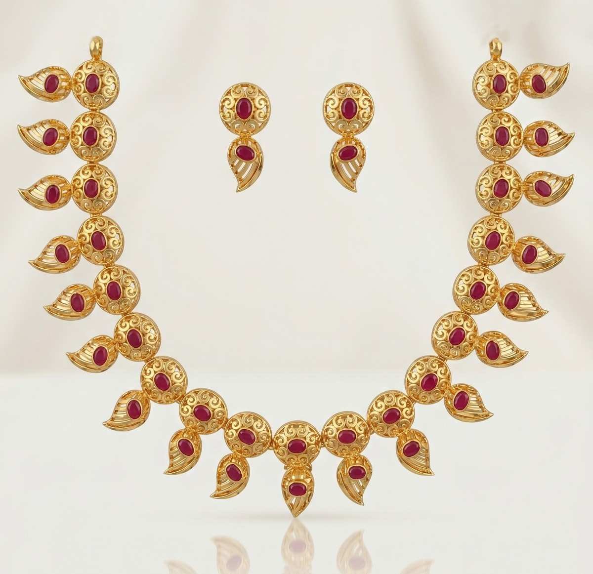 Silver Necklace Set